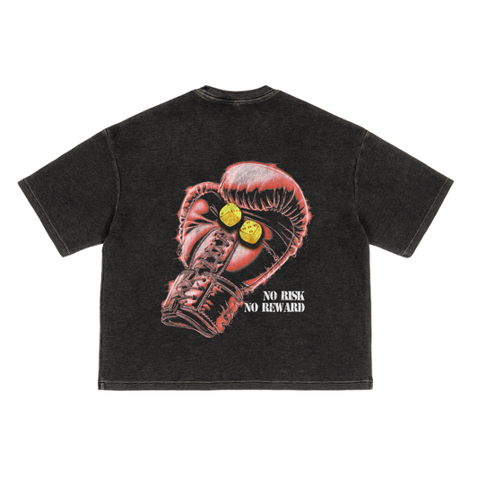 Textured Waffle Washed Boxy T-Shirt