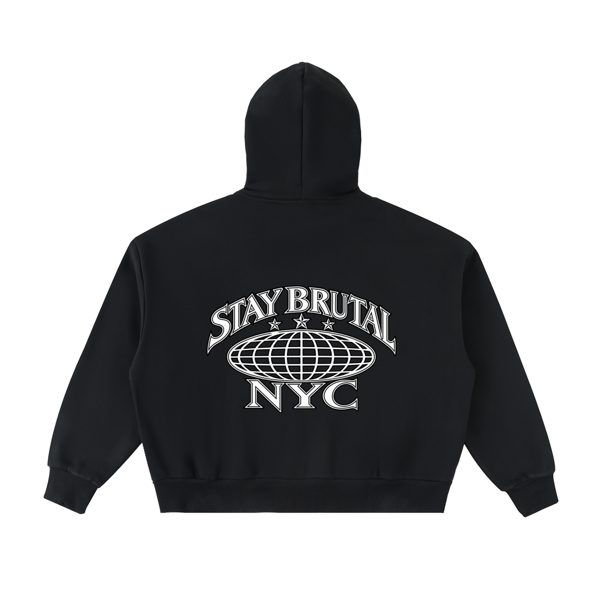 BRUTAL WORLD BW Orbit Zip Hoodie