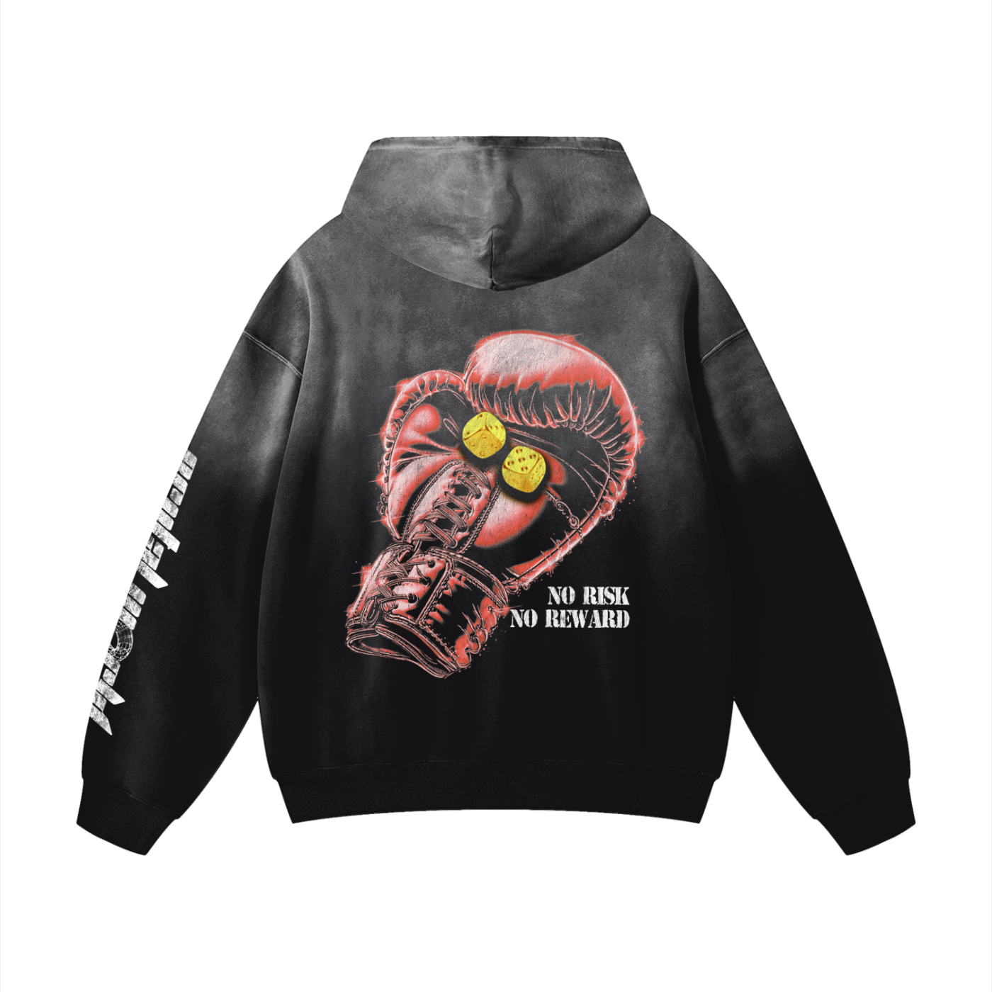 No Risk Heavyweight Sunfade Oversized Hoodie