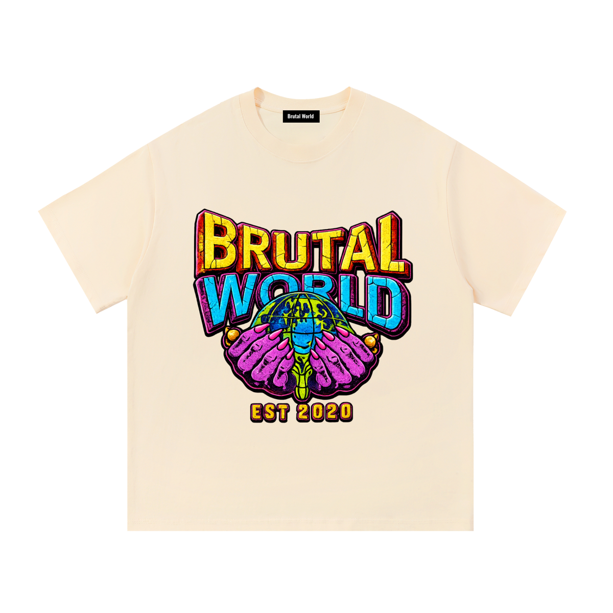 BRUTAL WORLD Globe Graphic Tee