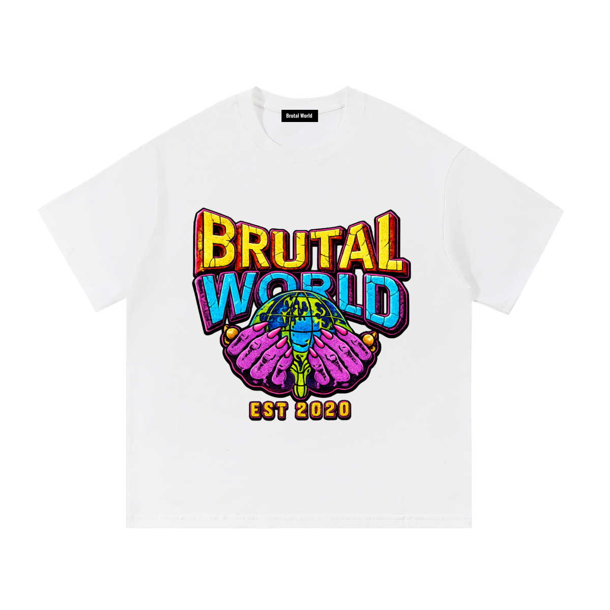 BRUTAL WORLD Globe Graphic Tee