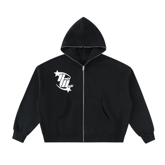 BRUTAL WORLD BW Orbit Zip Hoodie